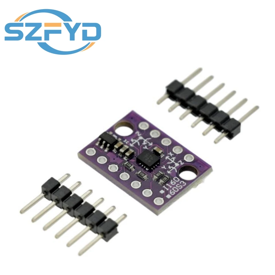 BMI160 GY-BMI160 6DOF Módulo de sensor de acelerómetro de gravedad giroscópico de velocidad de 6 ejes Protocolo de comunicación IIC I2C SPI 3-5V - imagen 2