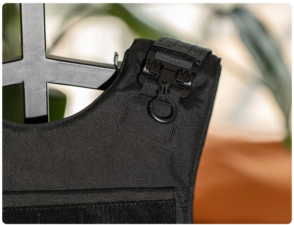 Chaleco táctico de liberación rápida para caza, protección total, chaleco multifuncional, traje trasero a prueba de puñaladas para exteriores - imagen 5