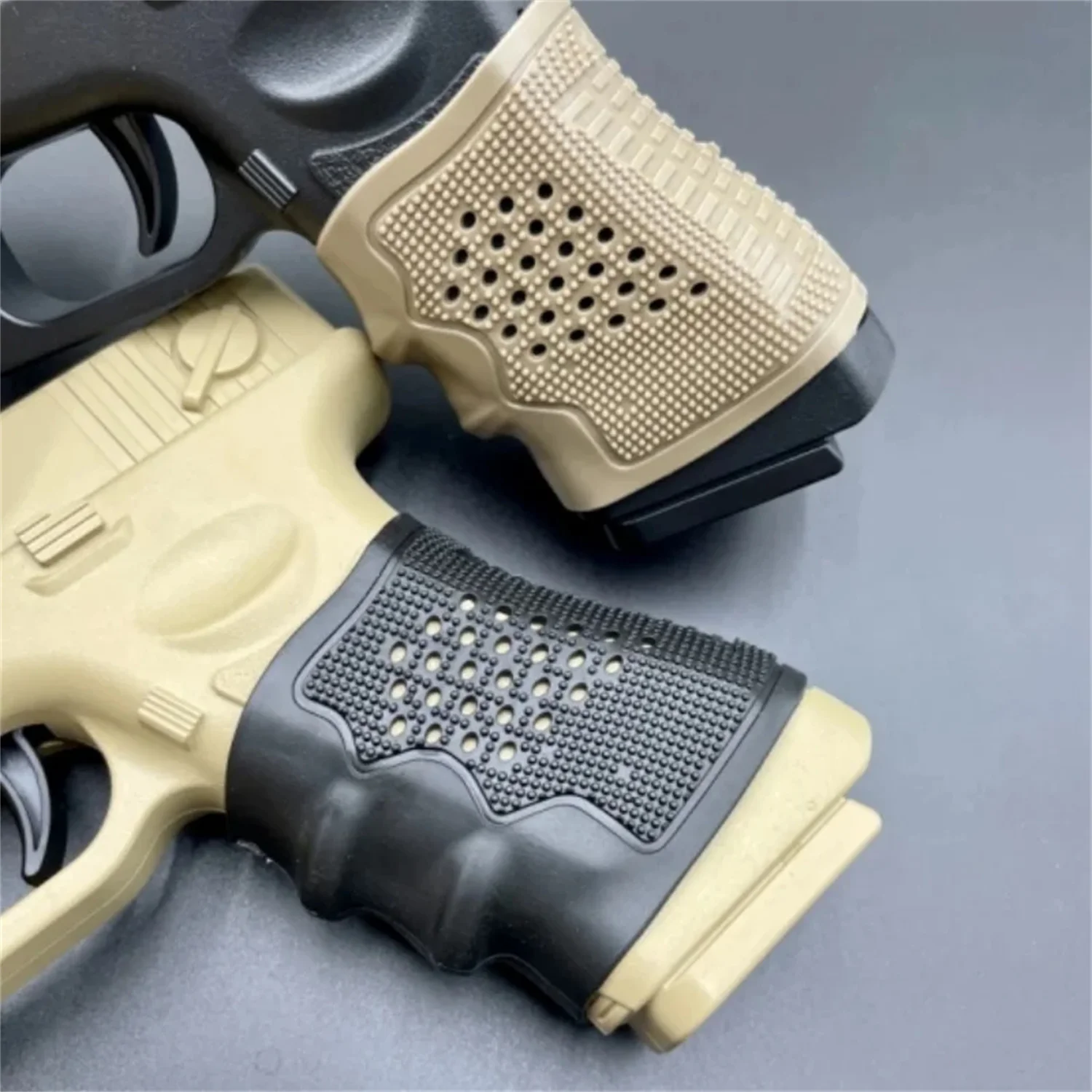 Funda de goma táctica con agarre adecuado para Glock, funda de goma para la mayoría de las pistolas Glock M4 5,56, soporte de bolsa, pistola de caza