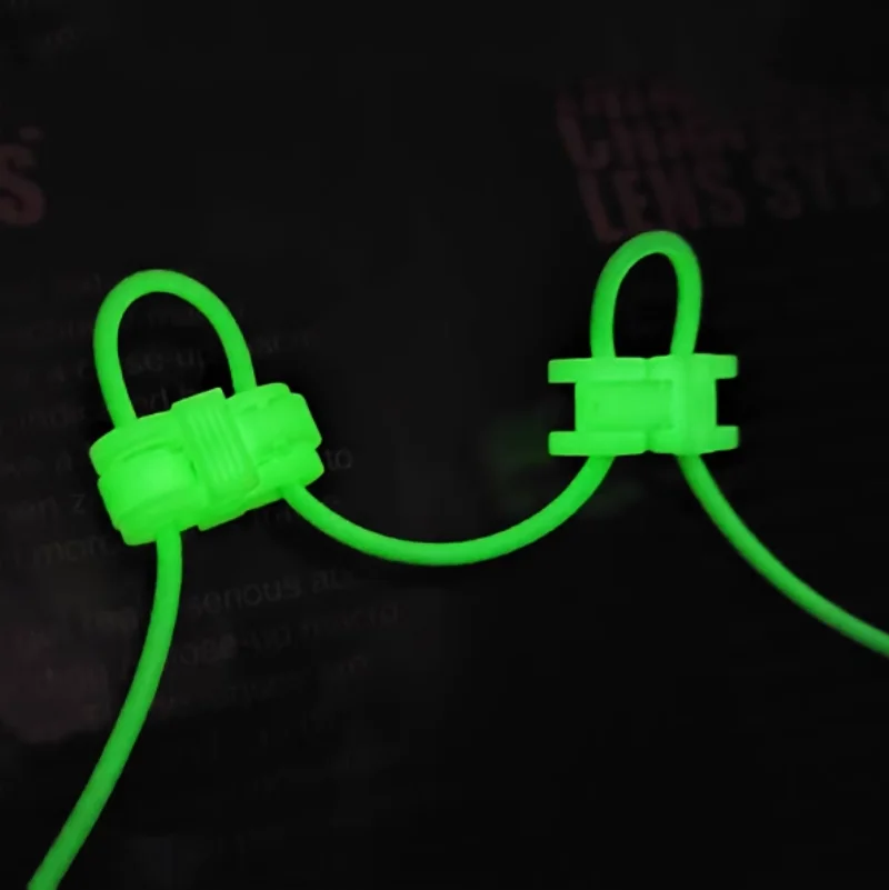 Hebilla luminosa de resorte de doble agujero, correas para nariz de cerdo, hebilla de separación, ajuste multifunción, accesorios de expansión para mochila - imagen 5