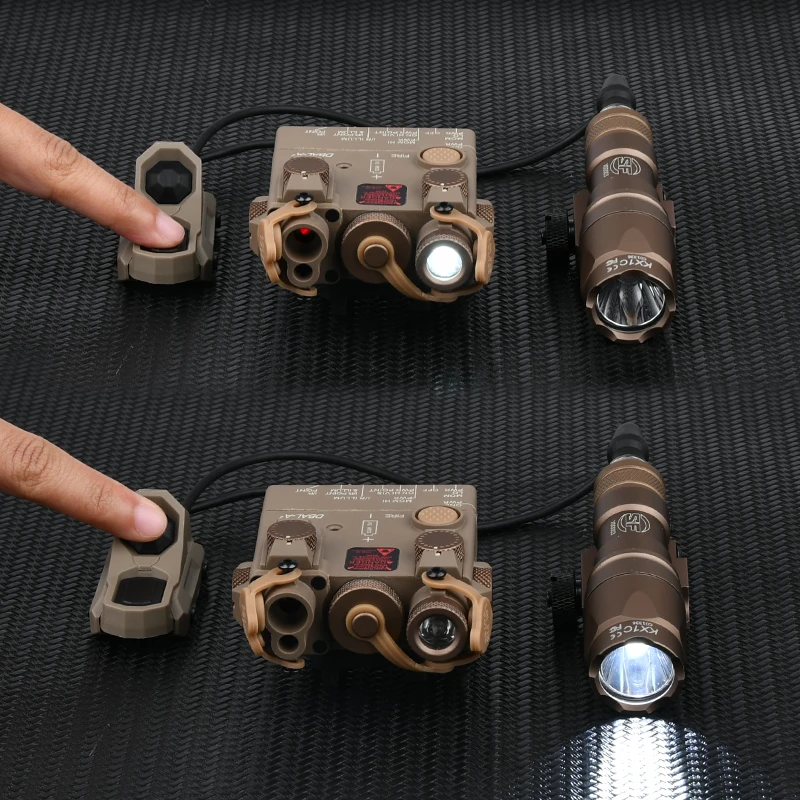 Interruptor táctico de linterna AXON, interruptor de presión de doble Control para Surefie M300 M600 Light PEQ15 OGL DBAL NGAL MAWL CQBL láser - imagen 5