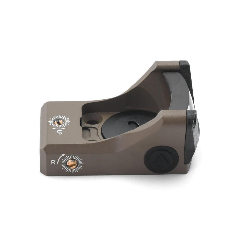 Vista de Punto Verde/rojo M1 táctil 3MOA con marcas originales completas, óptica Airsoft con riel de 20mm y placa de montaje Universal Glock - imagen 5