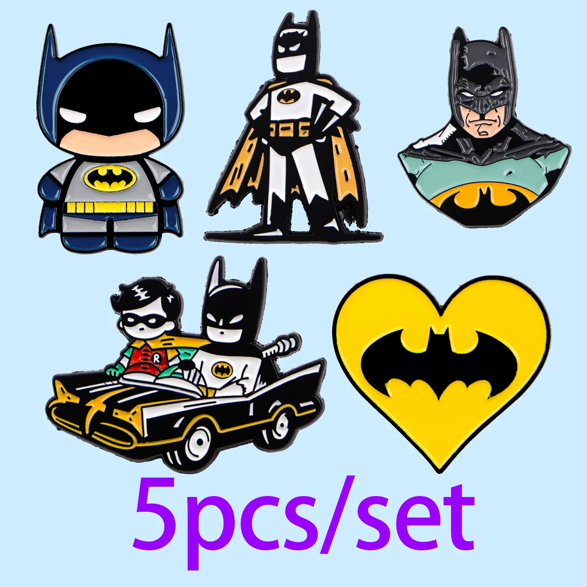 5 unids/set cosas geniales alfileres esmaltados broche de dibujos animados conjunto de Pin de solapa de Metal insignia mochila accesorios joyería regalos para mejores amigos