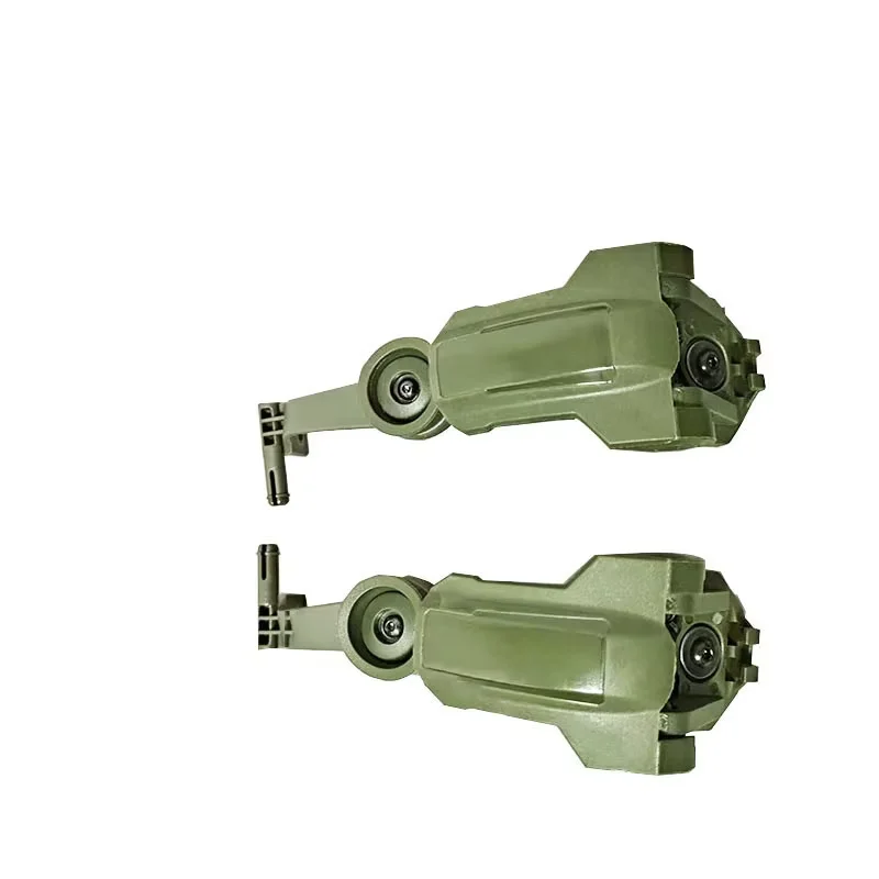 Soporte táctico para auriculares, adaptador para casco, soporte de montaje en riel para auriculares, adaptador de riel curvo, accesorios para auriculares - imagen 4