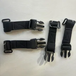 Kit elástico táctico para colgar en el pecho, 4 Uds., D3CRX, para chaleco de caza, equipo táctico con hebilla fija de pared lateral MOLLE