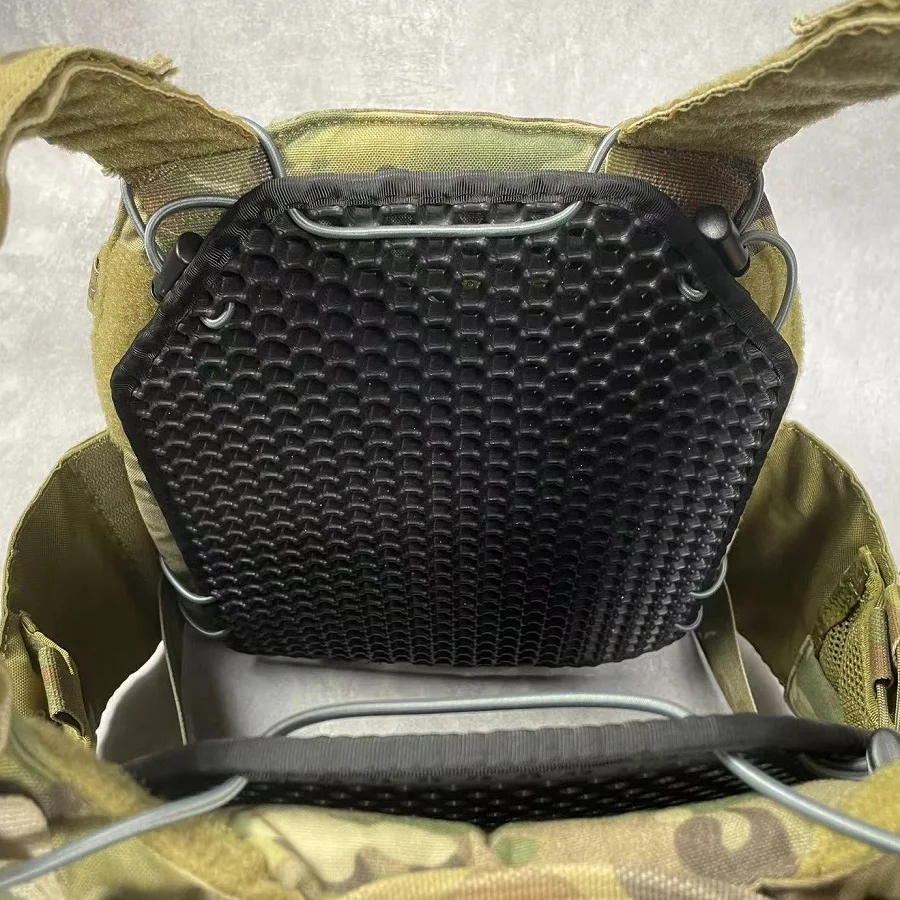 1 par de acolchado transpirable 3D no inflable, almohadilla de enfriamiento acolchada y transpirable para chalecos de juego de Paintball táctico, mochilas - imagen 5