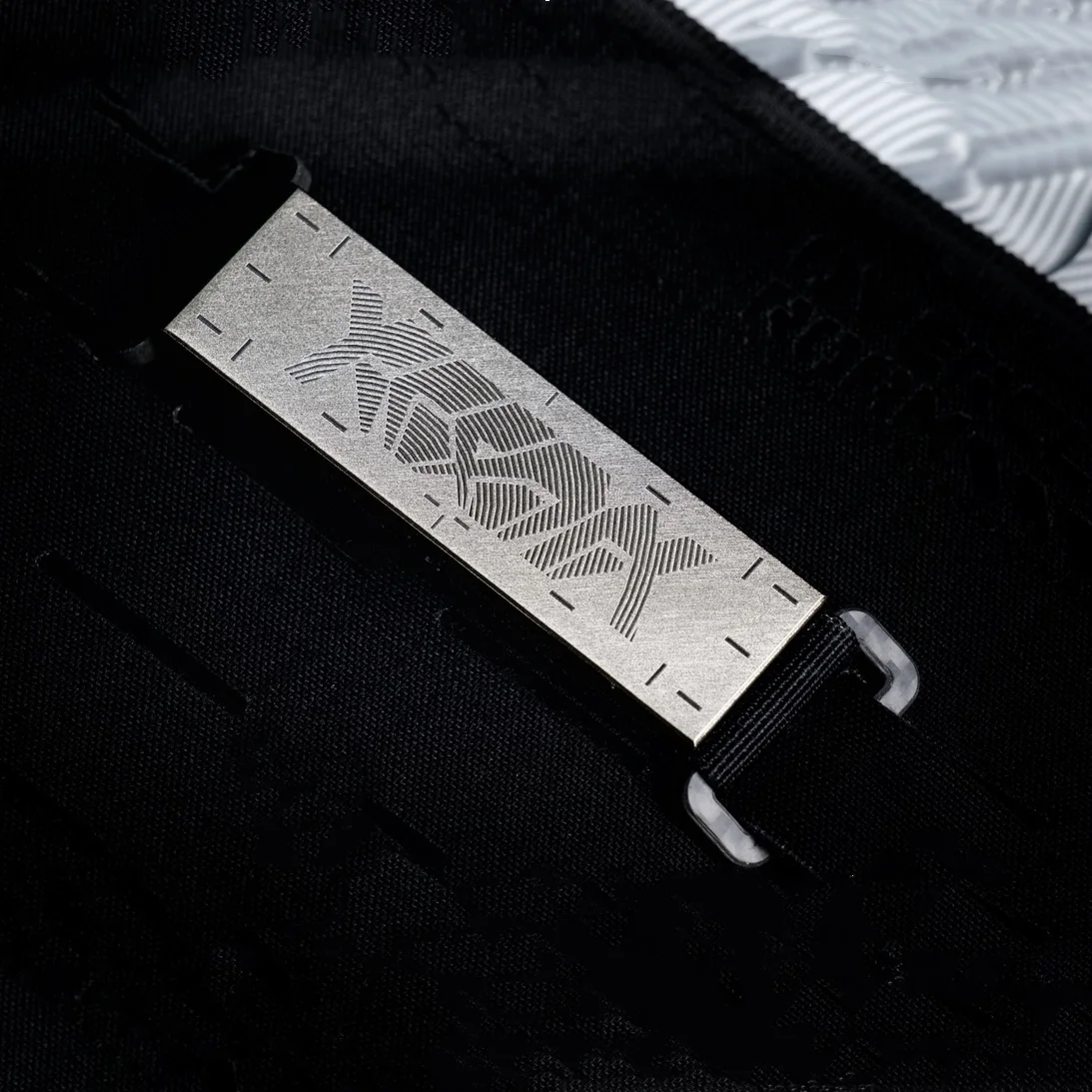 Parche de X-ACRNM, insignia táctica de aleación de titanio, Mini tiras largas cuadradas de 1 pulgada para decoración de chaleco, bolsa de ropa - imagen 3