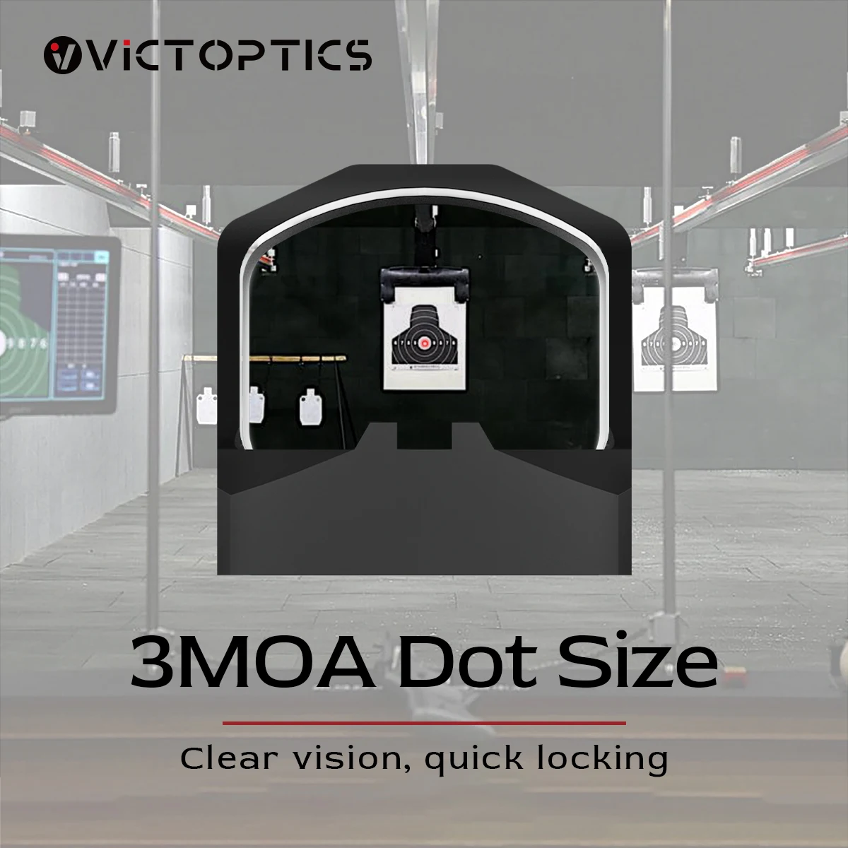 VictOptics SRD 1x16x20 Mira de Punto Rojo, Compatible con RM_S/RM_Sc/RM_Sx, Hecho de Aluminio 7075-T6, Sensor de Luz Automático - imagen 2