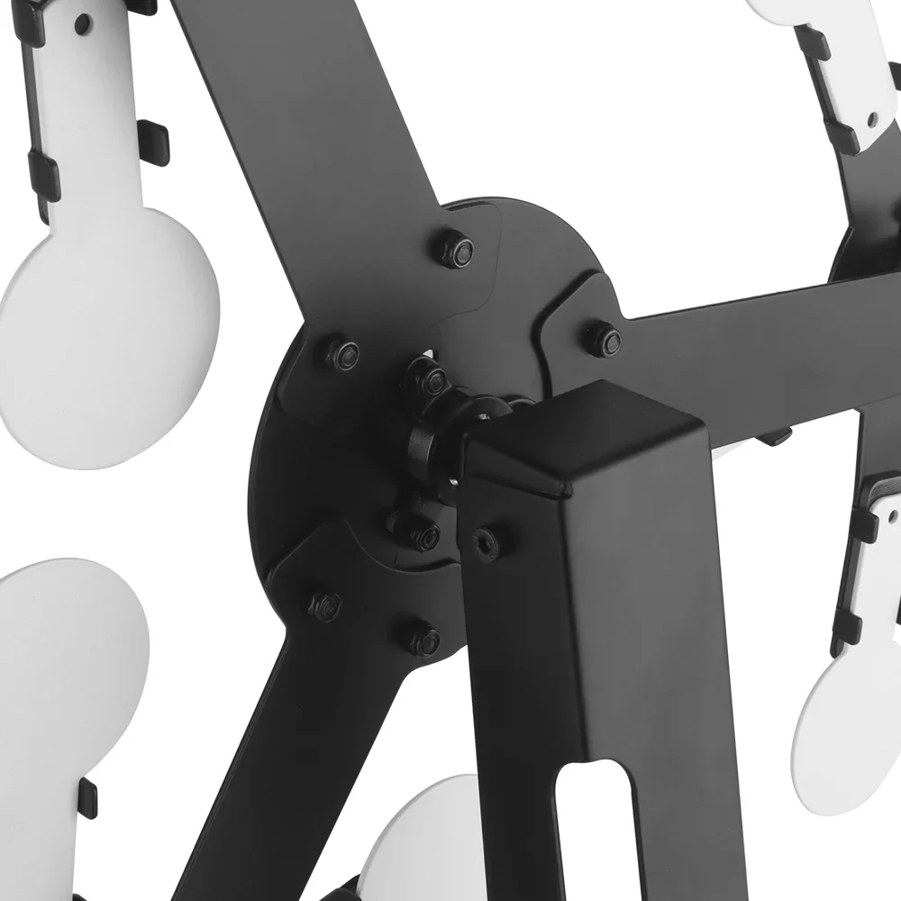 Objetivo de tiro de entrenamiento táctico, soporte oscilante de aleación resistente, brazo objetivo, molino de viento de cinco estrellas, objetivos de Paintball, caza al aire libre - imagen 5