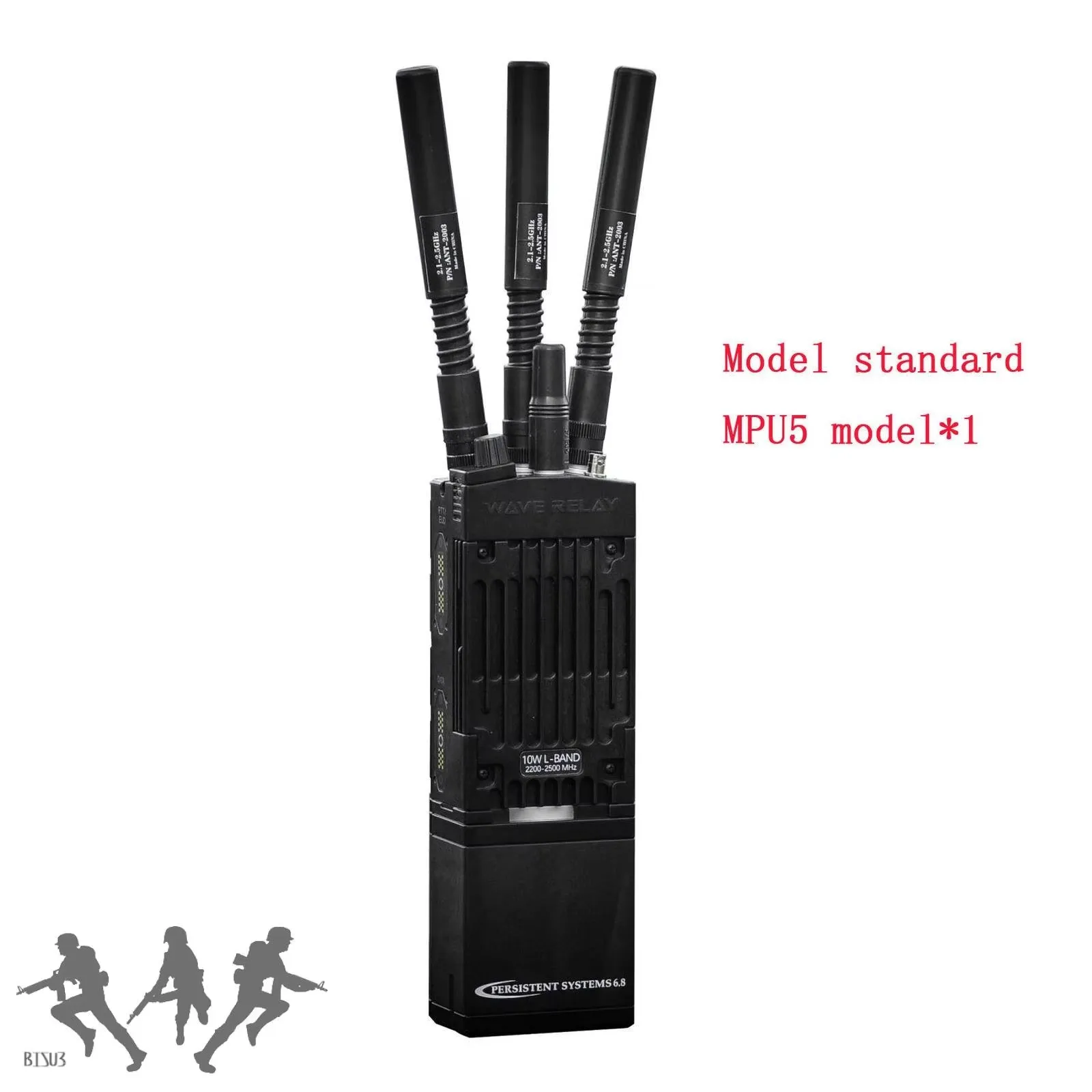 Walkie talkie táctico CNC versión refinada función MPU5 DUAL PTT inalámbrico PTT/handise MPU5 walkie-talkie modelo sello Radio - imagen 4