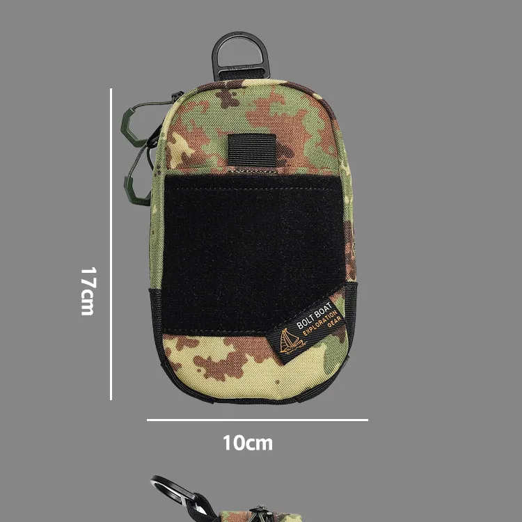 Kit de subbolsa con función táctica, bolso de hombro para teléfono, sujetador de gancho y bucle, sujetador táctil, funda para tarjeta - imagen 4