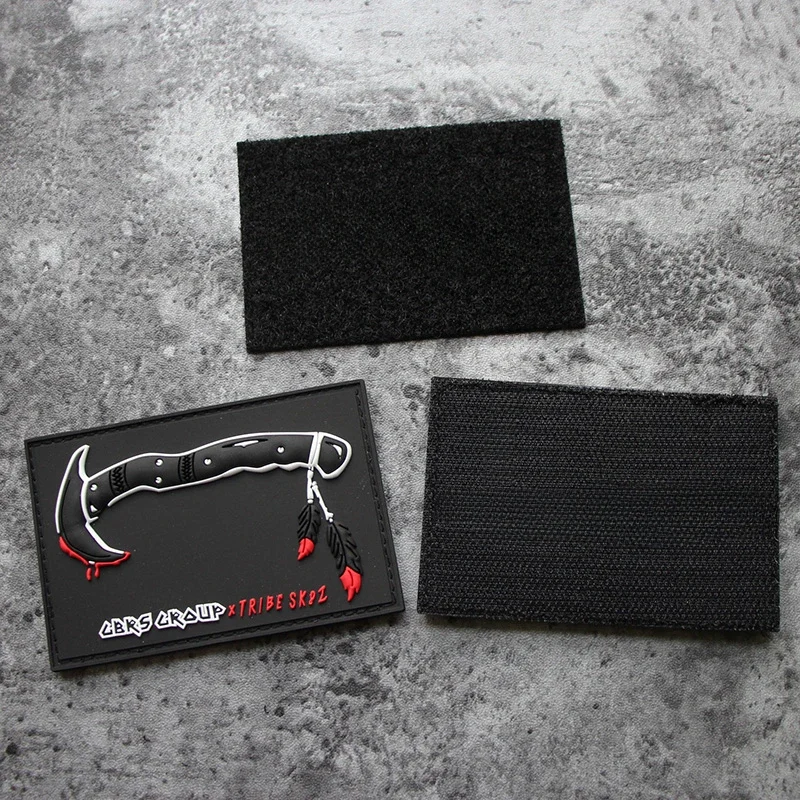 Parche de velcro de PVC impreso, insignia de moral, brazalete militar, insignia de disfraz, accesorios de personalidad, insignias en mochila - imagen 2