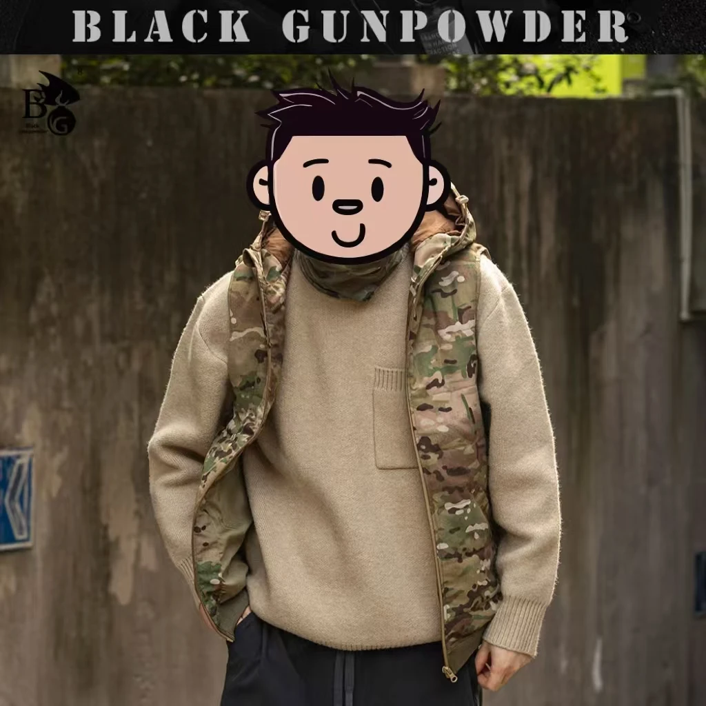 Deportes al aire libre Otoño Invierno Chaleco sin mangas cálido de algodón - imagen 4