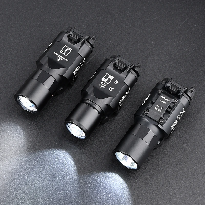 WADSN táctico X300 2024 nuevo Surefir X300U-B XU35 pistola de luz exploradora táctica LED linterna blanca Airsoft colgante linterna estroboscópica - imagen 2