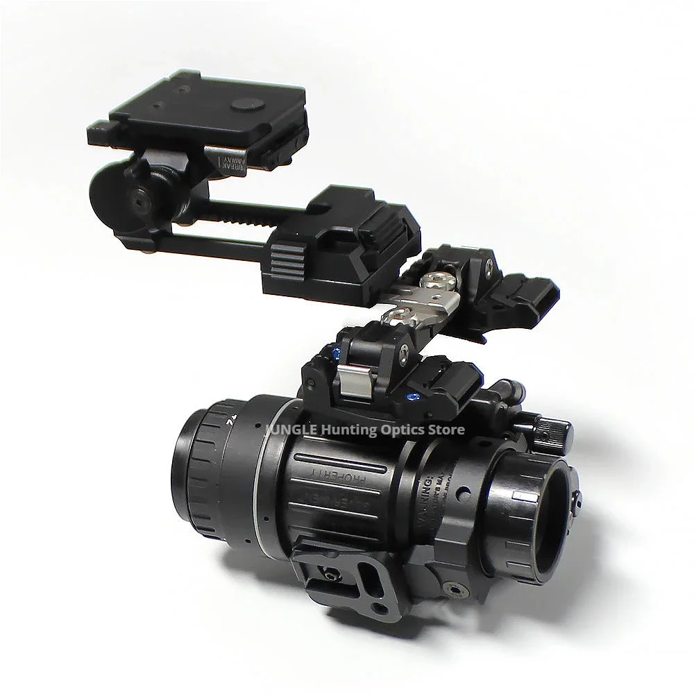 NVG Mount OSS OBVERSE SHOES SET cola de milano PVS-14 brazos aptos para KVC puente Universal gafas de visión nocturna soporte Monocular o Binocular - imagen 3