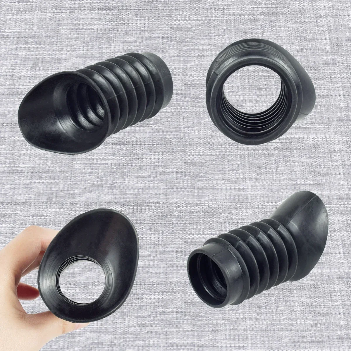 Mira para Rifle Flexible de caza, cubierta de retroceso de goma Ocular, Protector ocular, parasol de 32-35/38-40mm, antiimpacto - imagen 4