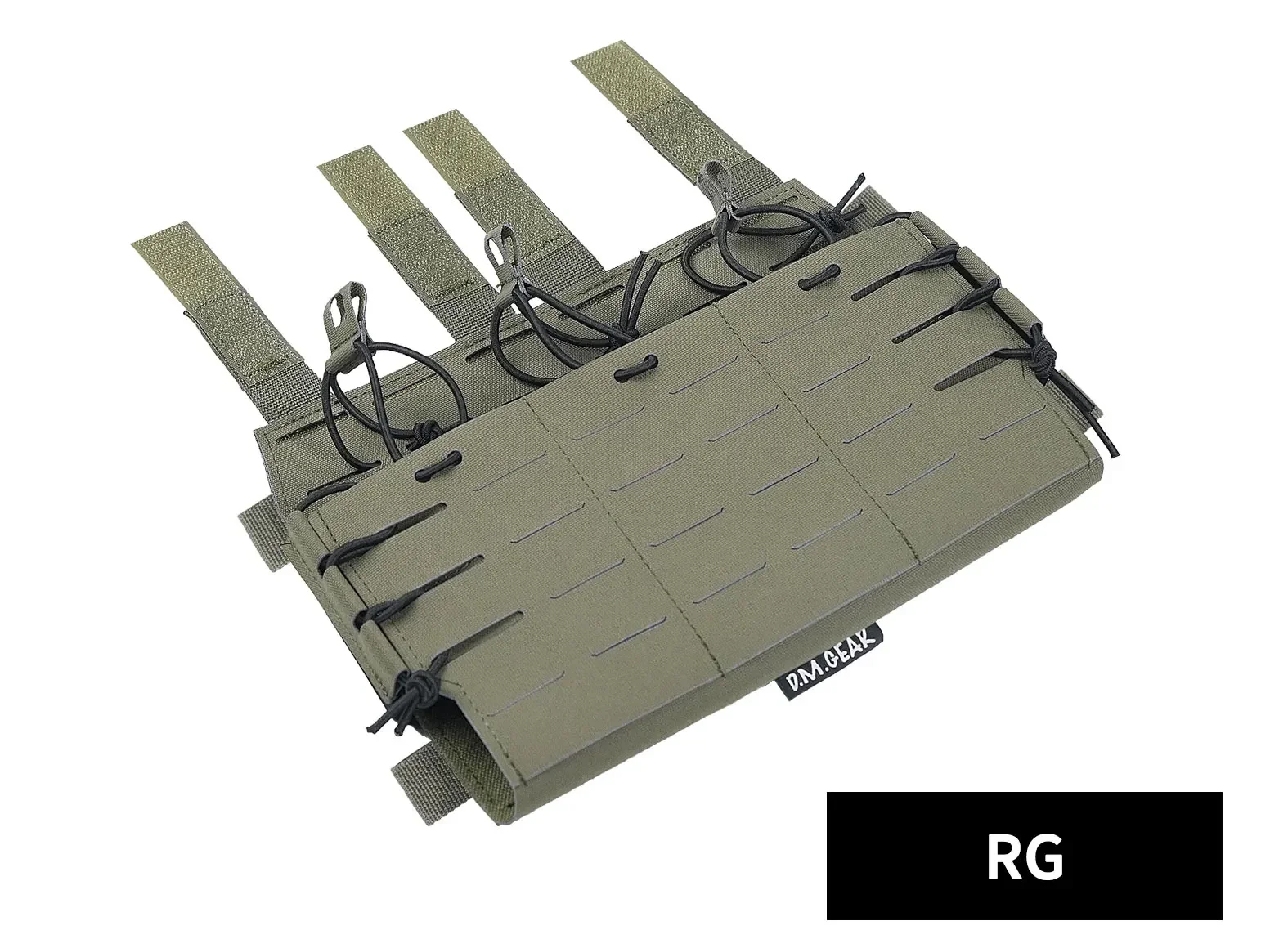 DMgear OTMP-bolsa táctica Triple, accesorios para chaleco táctico, bolsa de pecho, Compatible con liberación rápida FCSK 6094 JPC, caza al aire libre CS - imagen 3