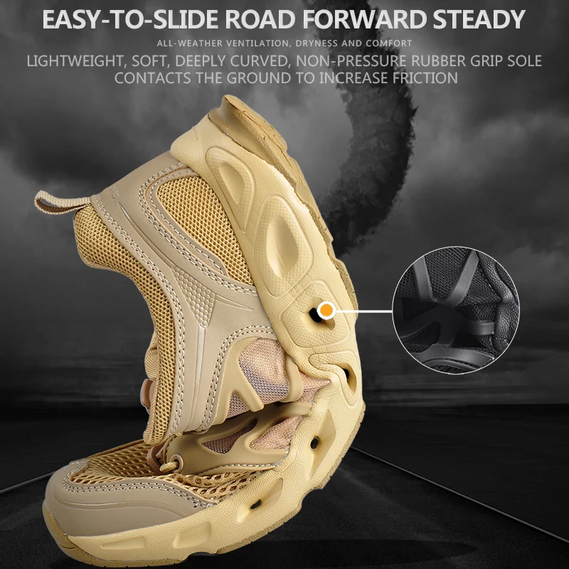 HAN WILD-zapatos de senderismo para hombre, botas de Trekking de escalada de montaña, de alta calidad, zapatos tácticos casuales a la moda para exteriores, Invierno - imagen 5