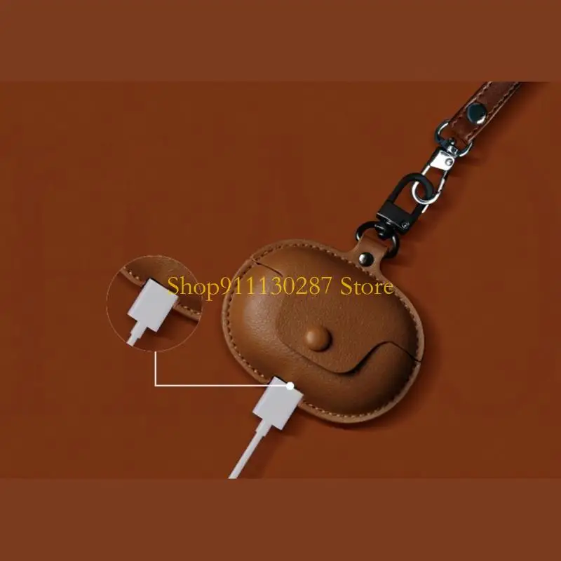 Funda cuero para auriculares J1HC, funda piel con Clip para oreja FreeClip, piel para auriculares inalámbricos