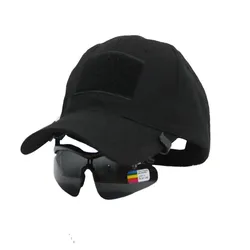 Gafas tácticas polarizadas de una pieza con funda y gorro