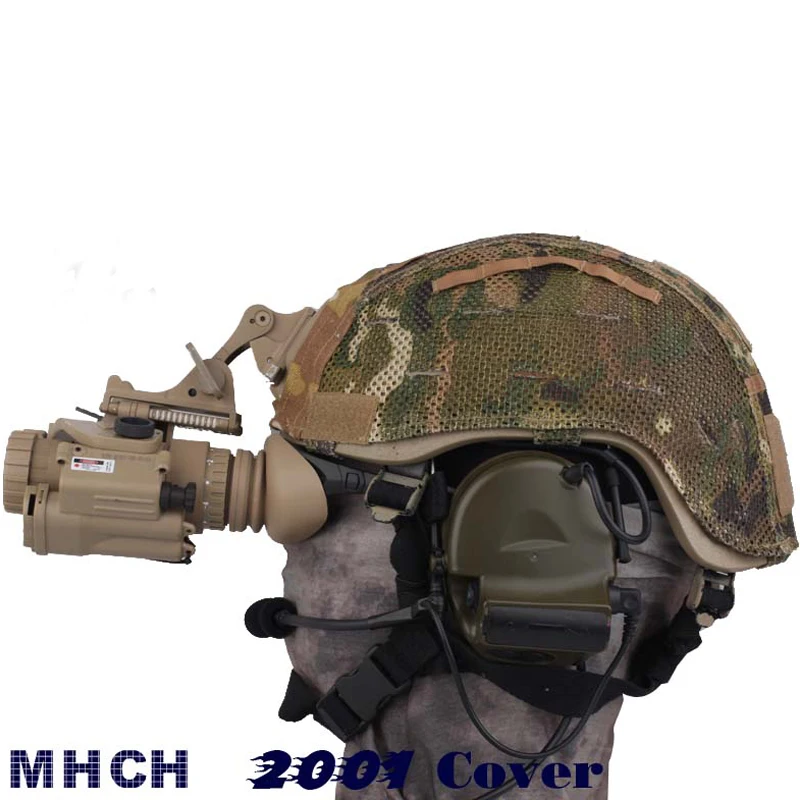 Emersongear-funda táctica para casco MICH para 2000 2001 2002, tela de malla, Airsoft, caza al aire libre, tiro, deporte, senderismo, 11,11 ventas - imagen 4