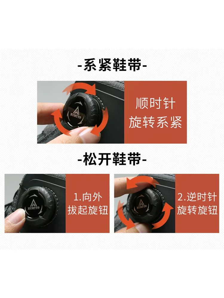 Zapatos de senderismo HUMTTO, zapatos de caza antideslizantes cálidos de invierno para hombre, botas de nieve acolchadas para deportes al aire libre para mujer, botas tácticas - imagen 5