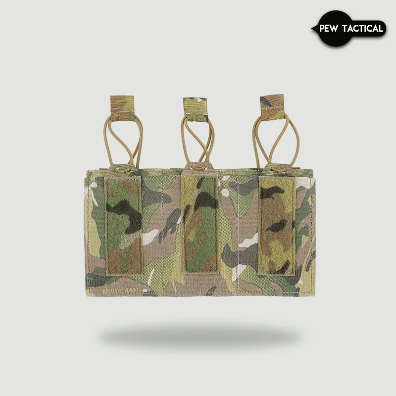 PEW TACTICAL SS Molle Triple Elástico Mag Bolsa Revista Bolsa Titular Multiuso 556 Kit de Herramientas PH107