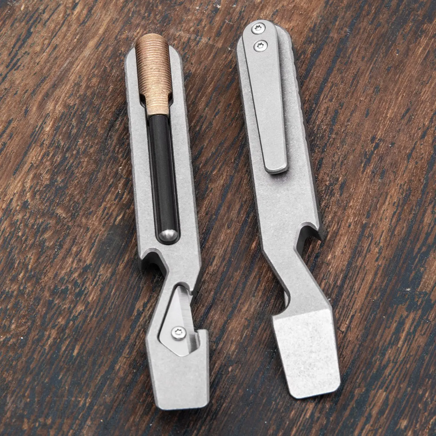 Destornillador multifunción de aleación de titanio TC4, arma de fuego de supervivencia al aire libre, herramienta Edc portátil, Abrebotellas - imagen 3