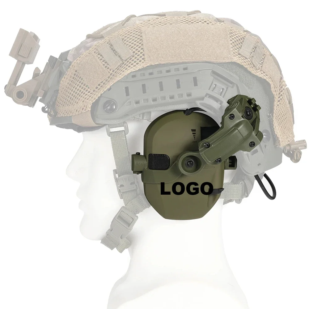 Protectores auditivos tácticos, auriculares electrónicos, orejeras de amplificación de sonido para caza, orejeras antiruido para disparar - imagen 3