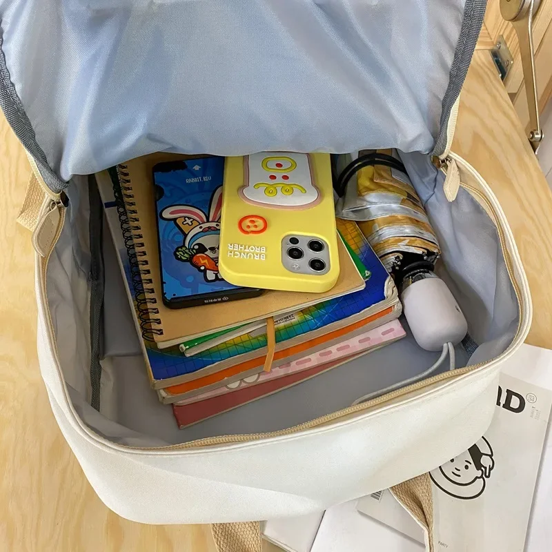 Mochila informal para mujer, de gran capacidad morral, versión coreana, 2024 - imagen 5