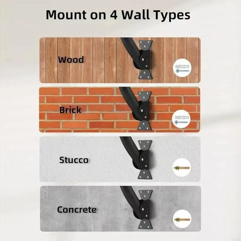 Soporte aluminio esquina y altura modificable para antenas Internet por satélite exteriores que resaltan y - imagen 2
