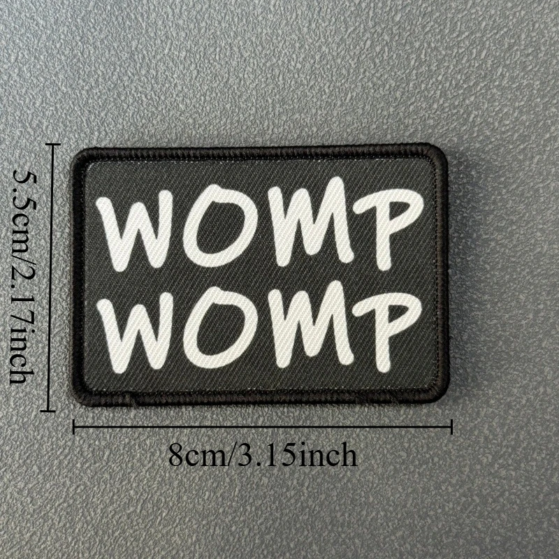 WOMP Parche Táctico Moral con Gancho y Bucle para Mochilas Ropa - imagen 2