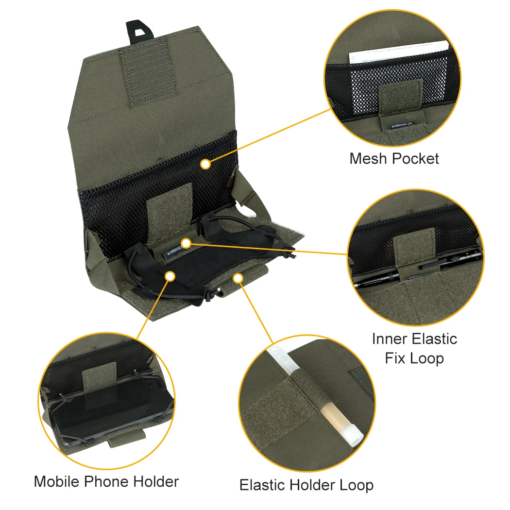 IDOGEAR Funda táctica para teléfono, bolsa Universal para teléfono, soporte MOLLE 3582 - imagen 5