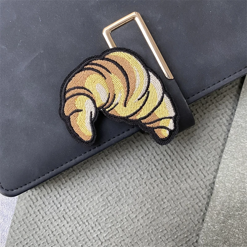 Parche de insignia de moral bordado de croissant, brazalete táctico con gancho y bucle, chaleco militar, ropa, mochila, pegatinas de accesorios - imagen 2