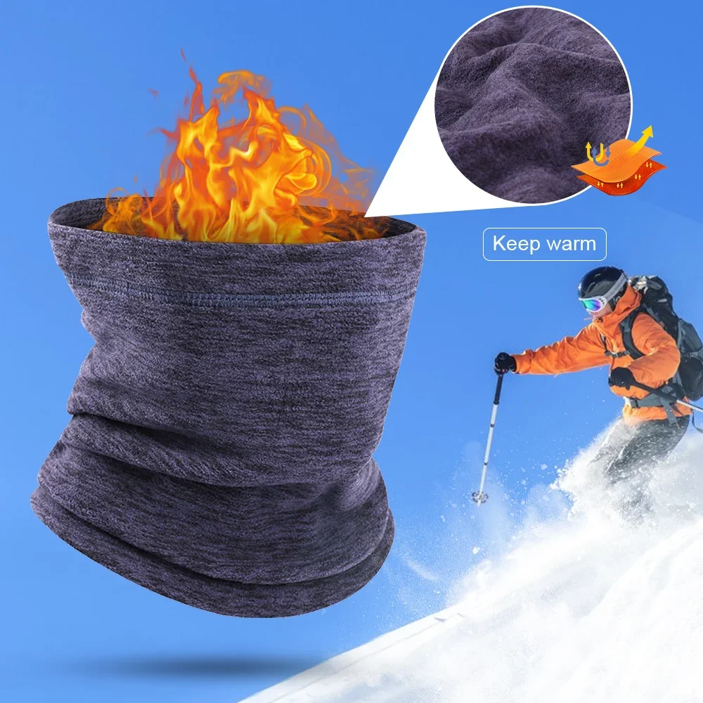 Pañuelo de invierno para hombre y mujer, mascarilla térmica de media cara para ciclismo, Snowboard, esquí y senderismo - imagen 5