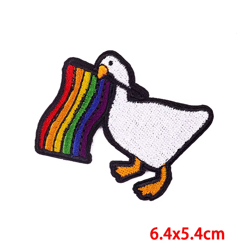 Parche bordado termoadhesivo rana dibujos animados – para ropa - imagen 3