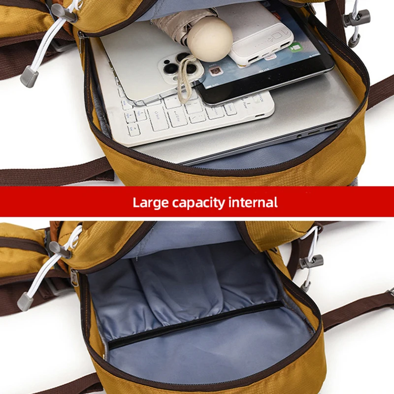 Mochila grande para deportes al aire libre, senderismo, Camping, escalada, pesca, correr, para hombres y mujeres, entrenamiento, viajes, senderismo, caza - imagen 4