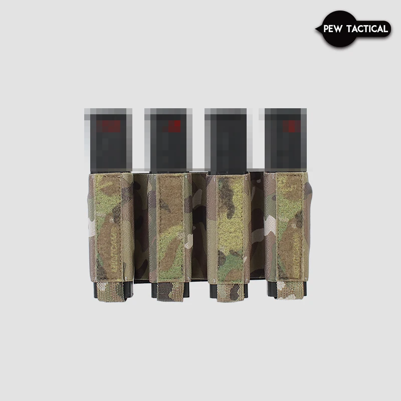 Tornante TÁCTICO PEW - Quad SMG Pequeño 9mm AIRSOFT MAG Glock H&K MP5 MP9 ARP9 MI16 - imagen 2