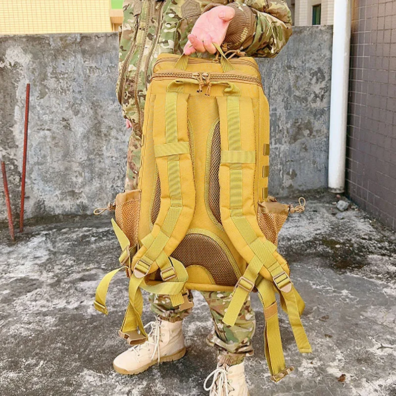 Mochila médica táctica de 25L de capacidad para hombre, bolsa de senderismo, montañismo, ciclismo, suministros de emergencia, Oxford - imagen 4