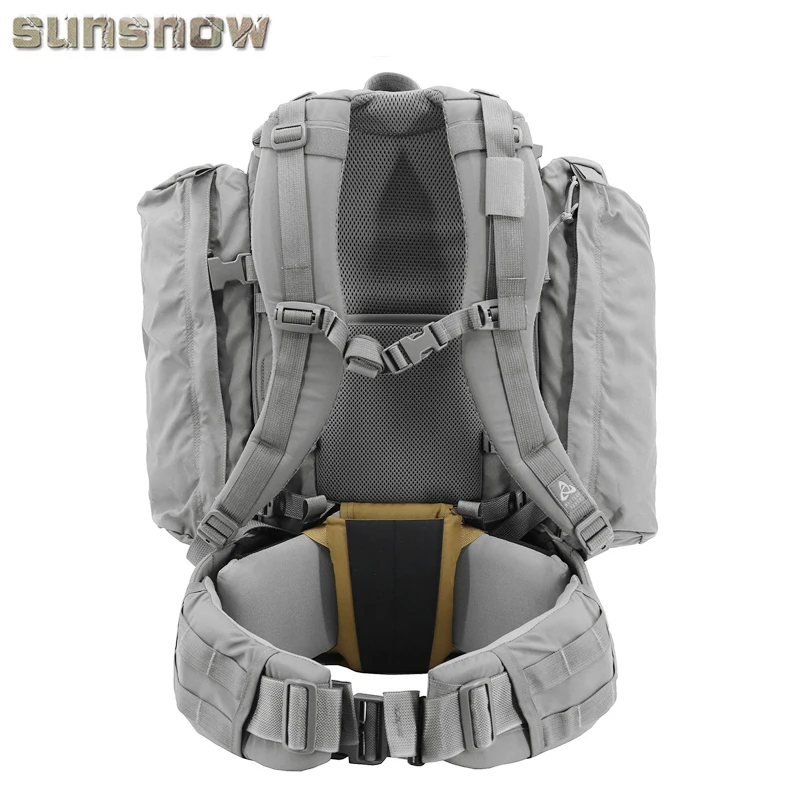 Cojín de soporte Lumbar para mochila táctica, acolchado de cintura, Panel trasero con soporte de carga OV, cojín con sistema trasero antideslizante con Nyl 500D - imagen 3