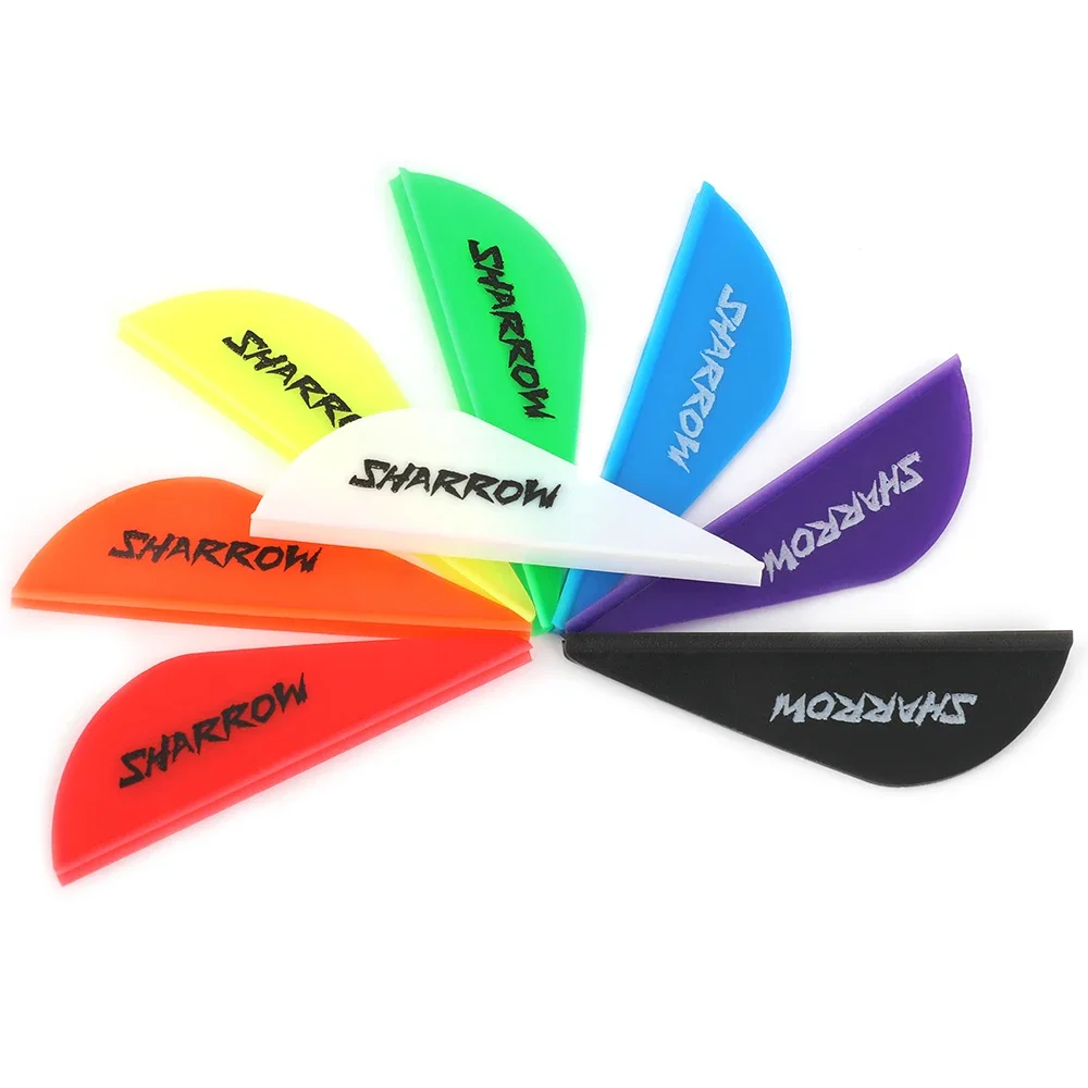 Plumas de goma para tiro con arco recurvo, eje de varillas para manualidades, accesorios de caza, 2 pulgadas, 100/200 piezas - imagen 3