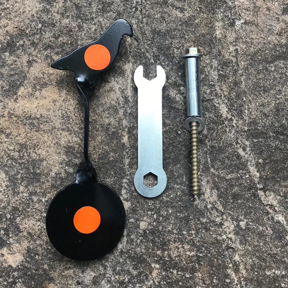 Objetivo de tirachinas engrosado de 3 mm resistente al disparar objetivo de práctica tratado con árboles de metal para actividades al aire libre - imagen 4