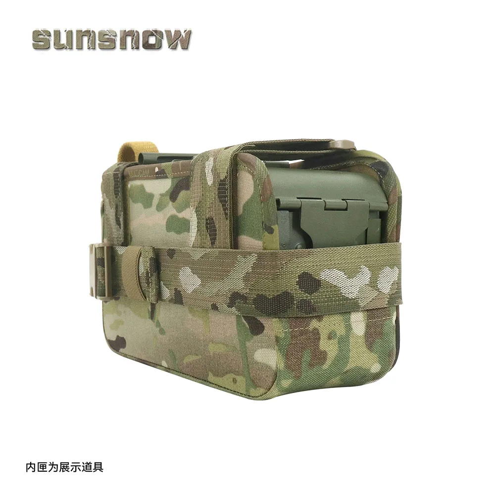 Bolsa de almacenamiento con cubierta protectora para cargador de tambor táctico Molle MBC PKM, bolsa de accesorios tácticos rusos SSO - imagen 2