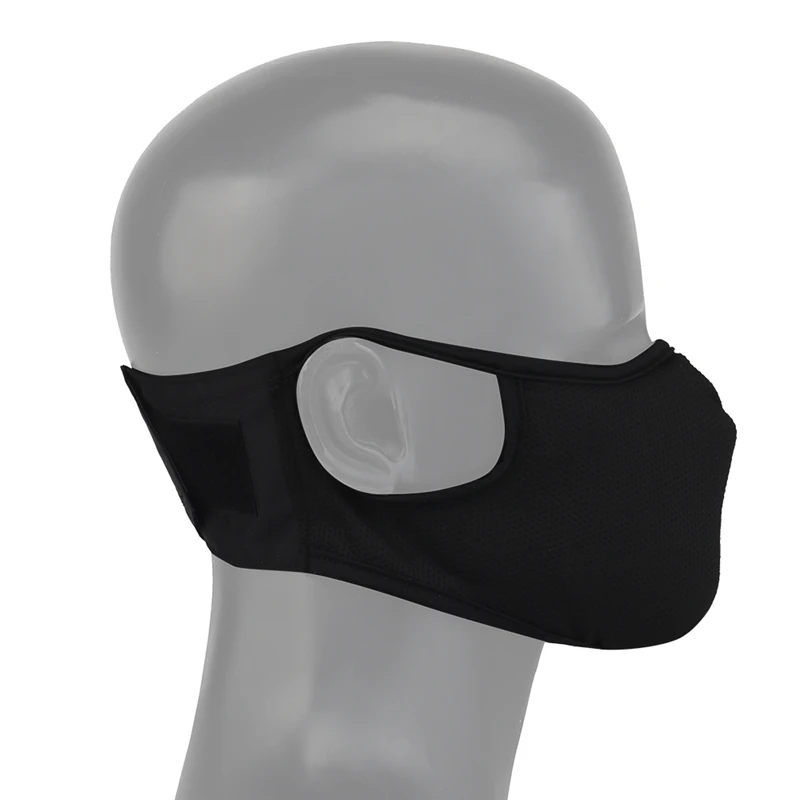 Accesorios Airsoft media cara máscara táctica al aire libre ciclismo senderismo Camping correr caminar máscaras caza Cs lavable - imagen 5