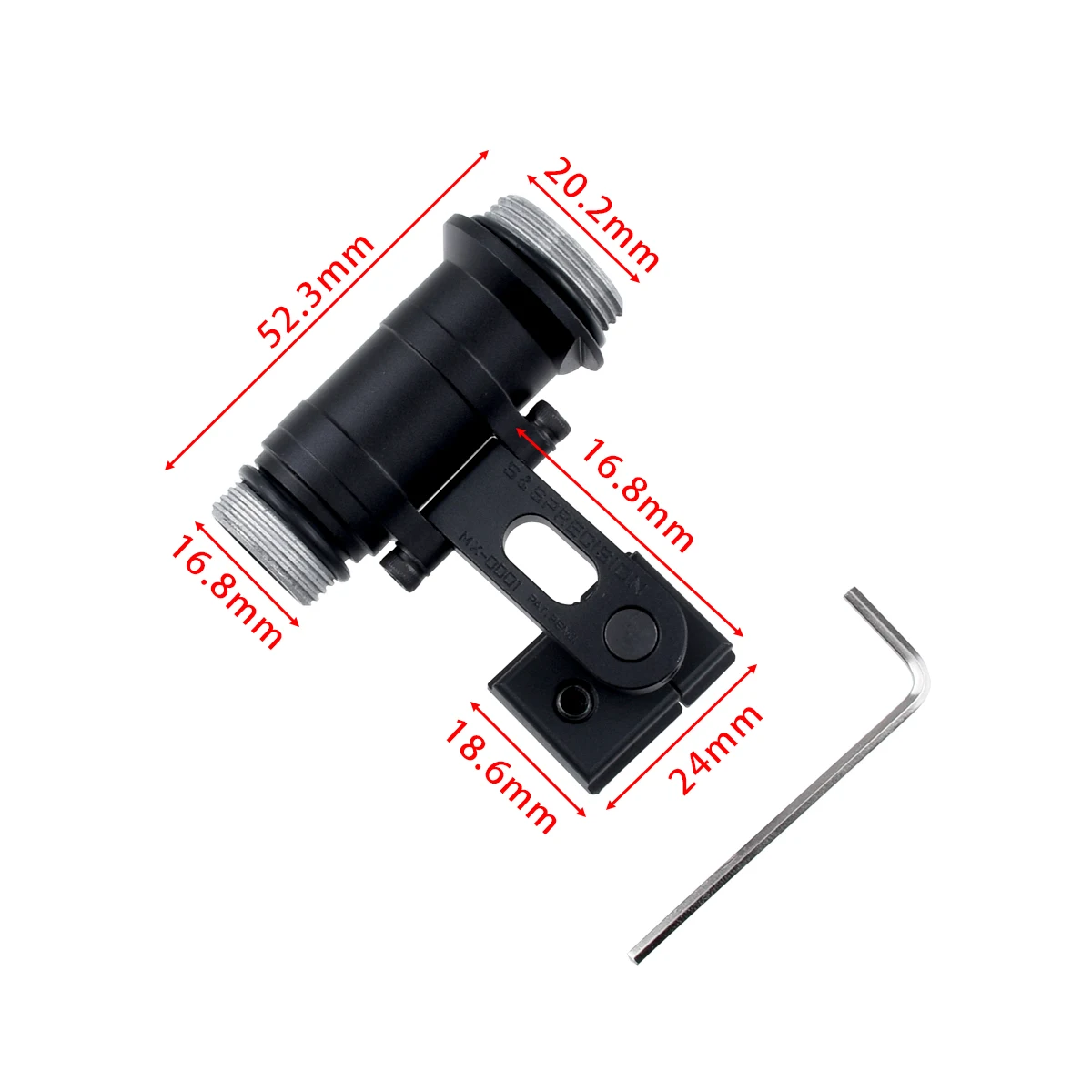 Surefire M300 Linterna táctica casco Picatinny resistente al agua - imagen 3