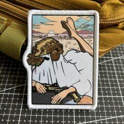 Parche táctico mujer velcro – Morale blanco para mochila