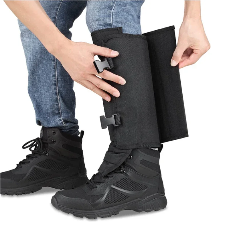 Polainas para botas de nieve, protección contra mordeduras de serpiente, impermeables para exteriores, ajustables, caza, escalada de montaña, senderismo, polainas para piernas - imagen 5