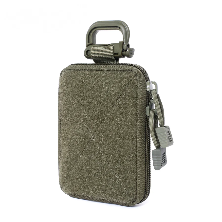 Bolsa médica pequeña colgante de cintura al aire libre, bolsa de almacenamiento de embrague, bolsa táctica Molle multifuncional con cremallera - imagen 2