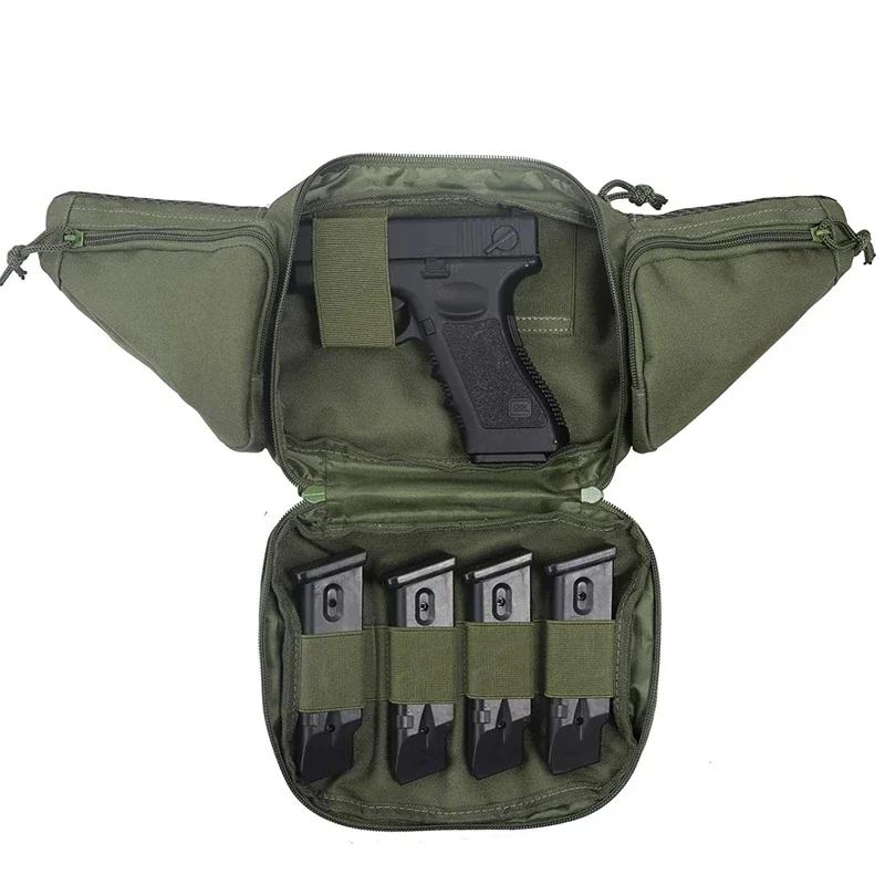 Bolsa táctica MOLLE para cargadores y funda de pistola oculta - imagen 3