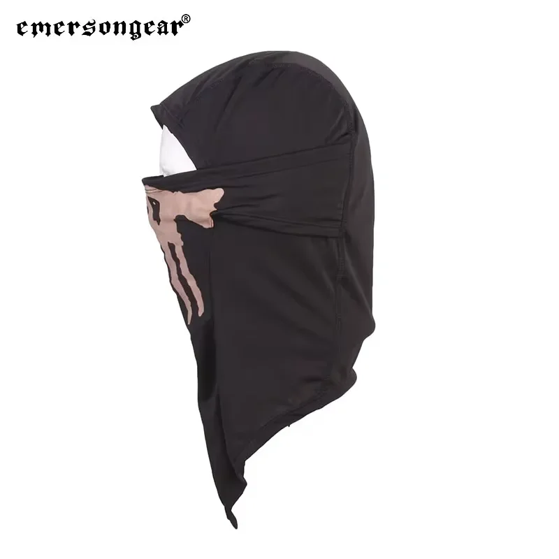 Emersongear Ghost Hood Tactical Mask Luminous Skull Balaclava for Hunting Airsoft Glow in The Dark Multi Hood Camouflage Scarf - imagen 4